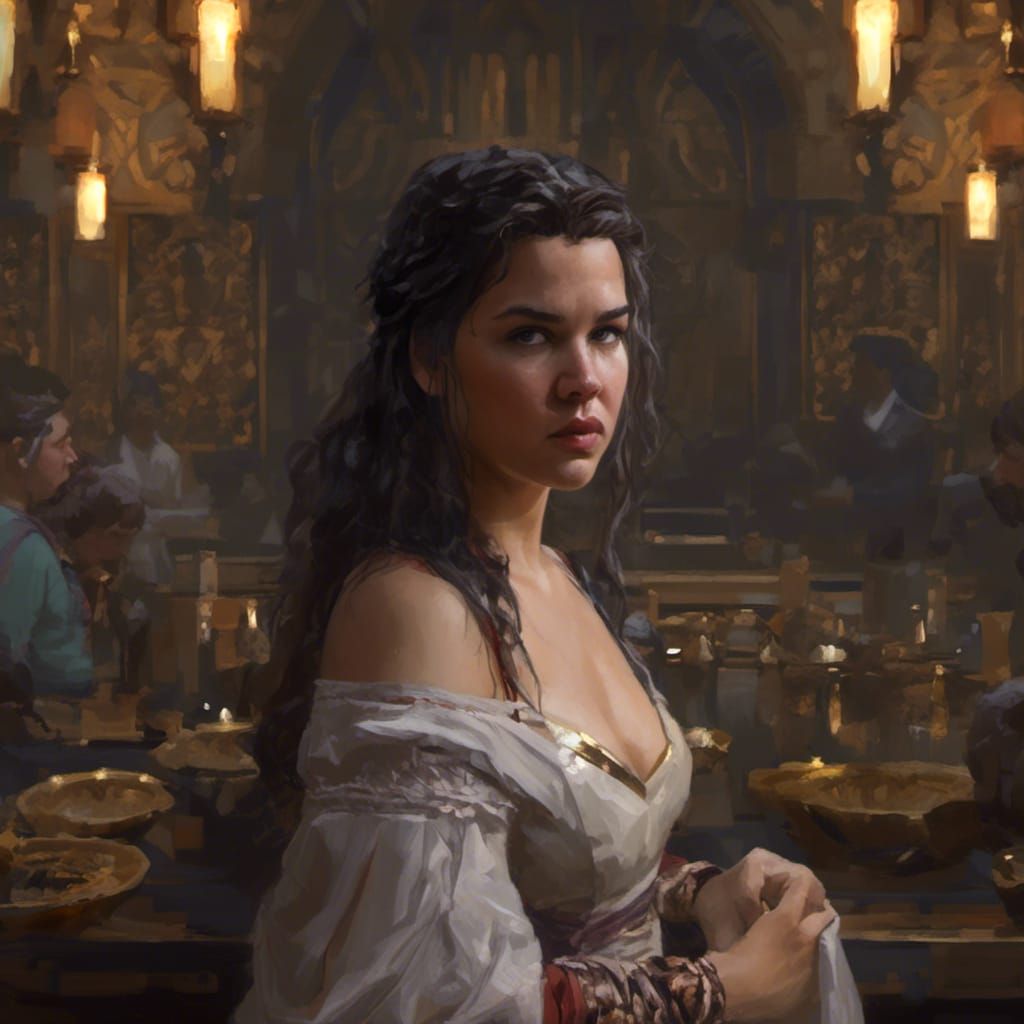 head and shoulders concept art portrait, 8k resolution conce...