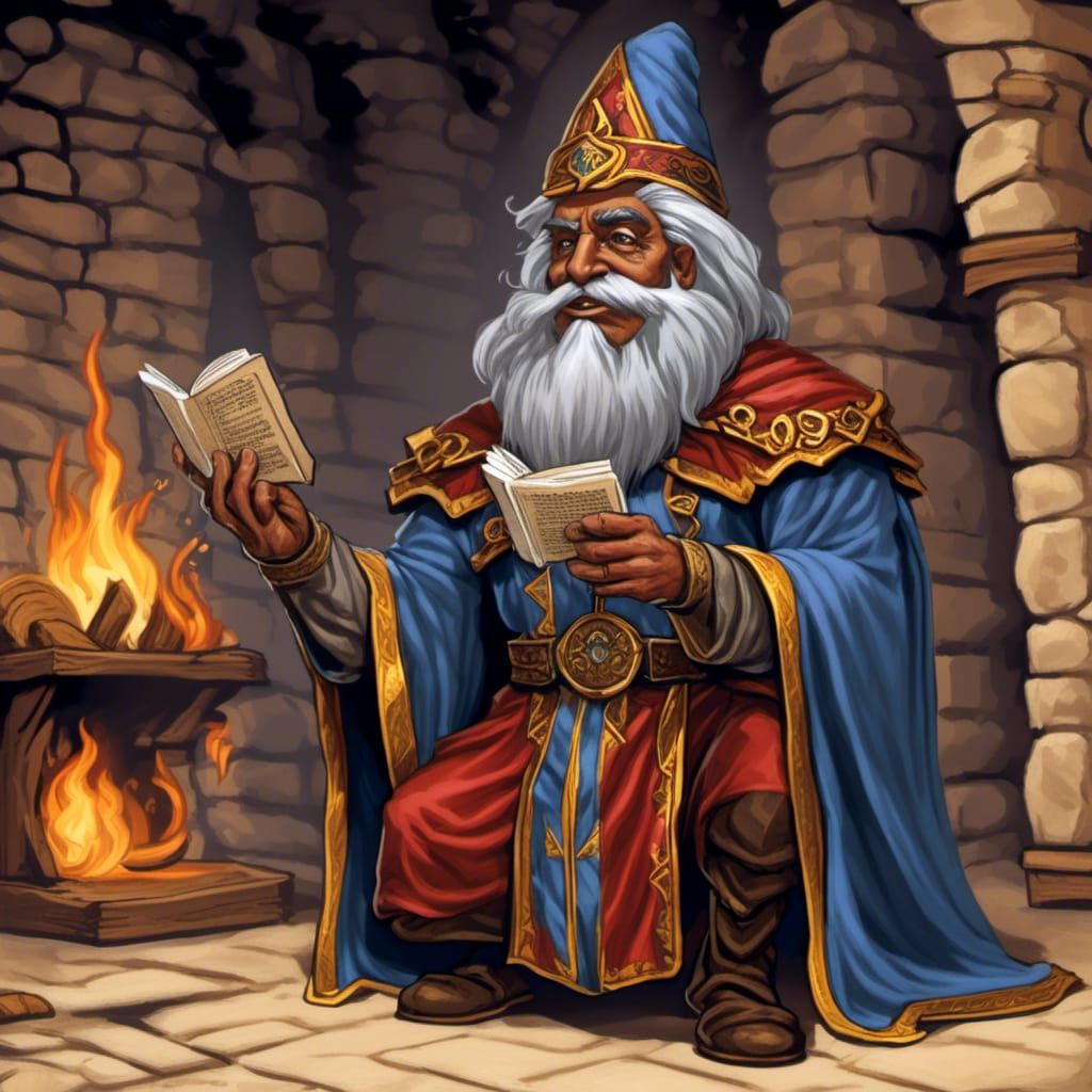 Elminster Aumar Portrait: Sage of Shadowdale