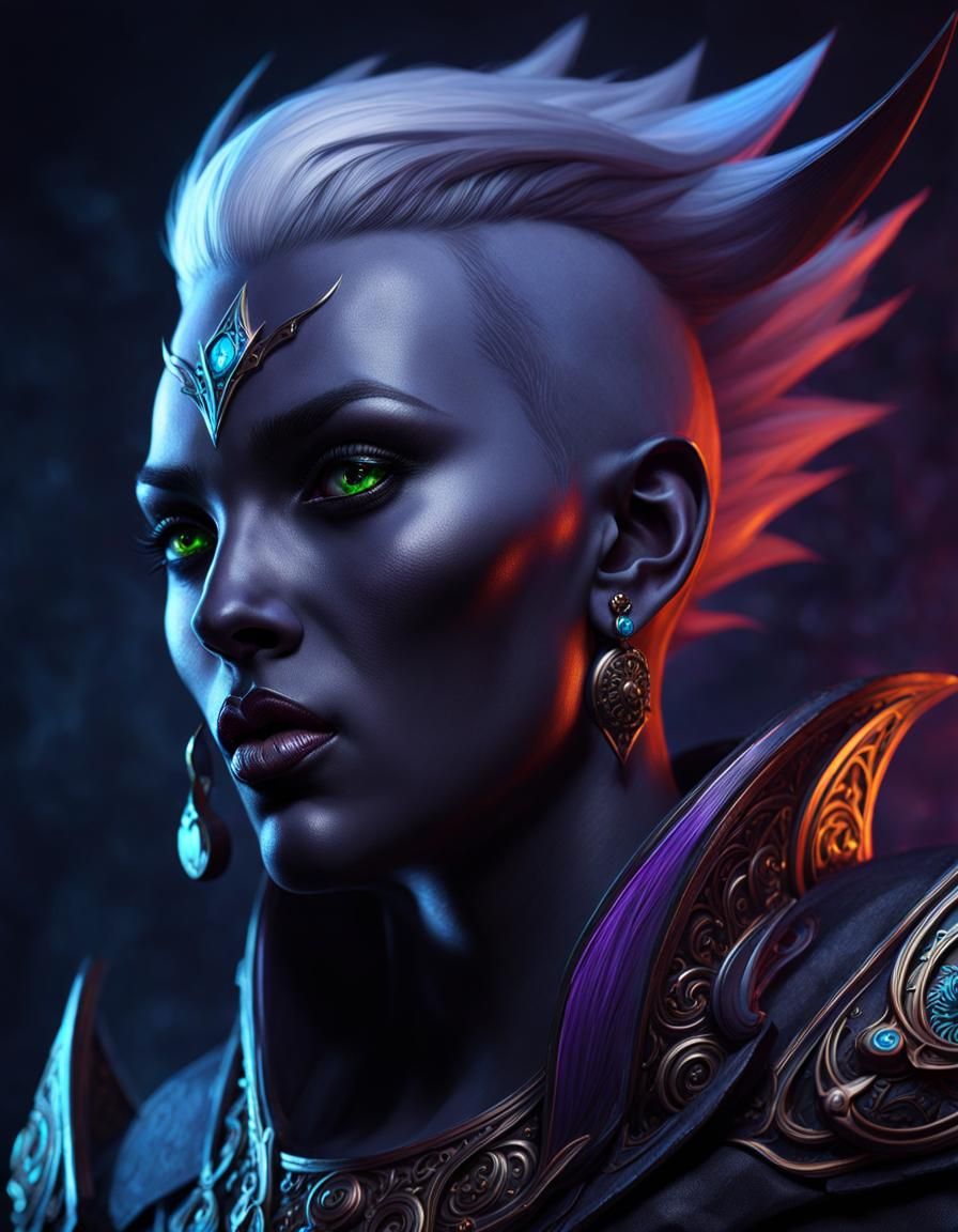 Drow necromancer