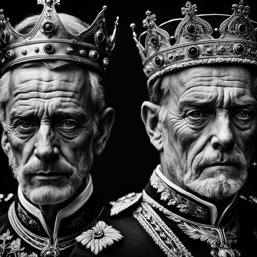 European Kings in Royal Splendor, Circa 1902