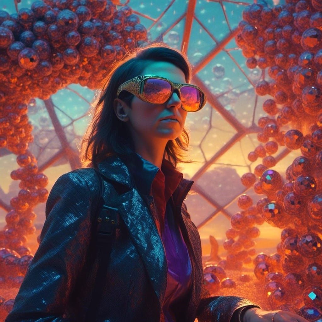 Diamond Age nanotech engineer, Kiya Kersh, of SparkleDeep