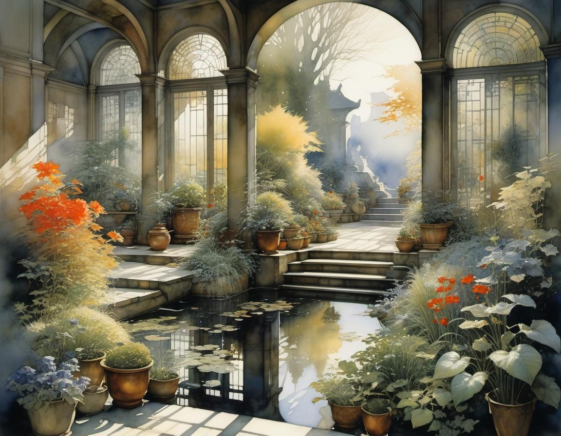 Indoor garden, Solarium