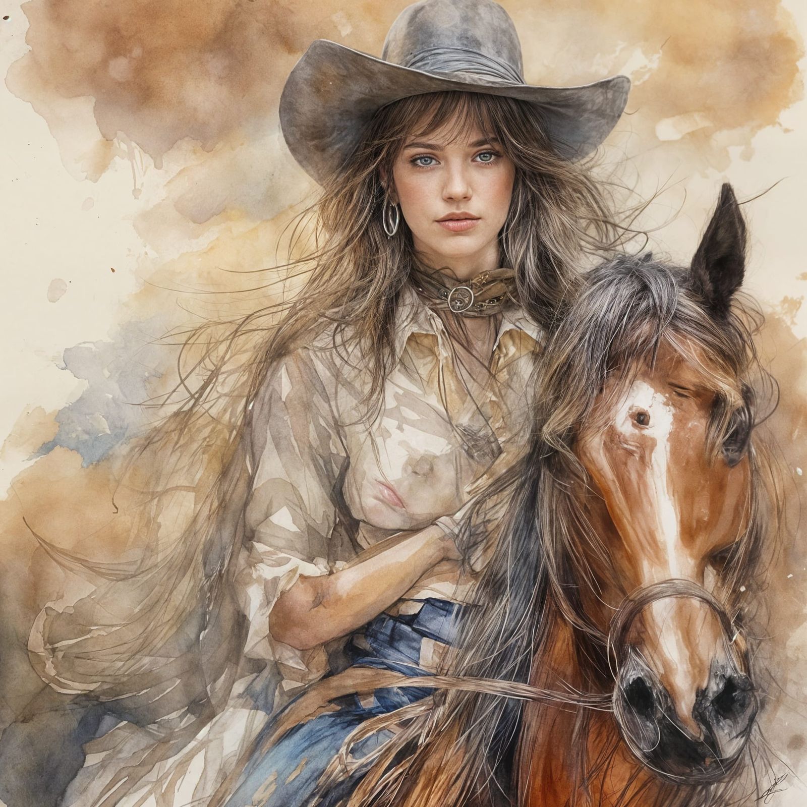 AI Generated Image: Abstract Nature Landscape