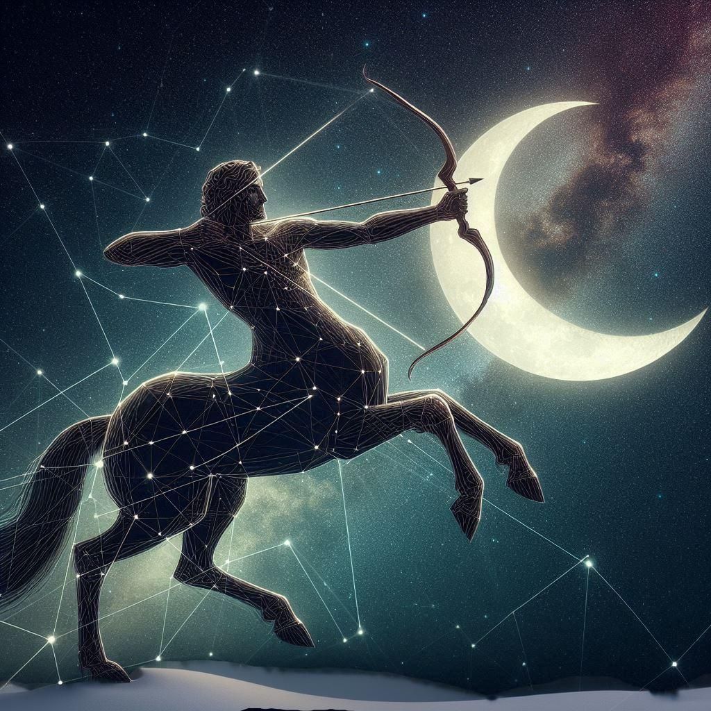 Snowy Winter Wonderland Under Magical Moonlight