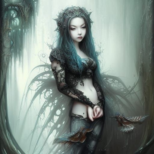 Amy Lee: Gothic Fantasy Splash Art