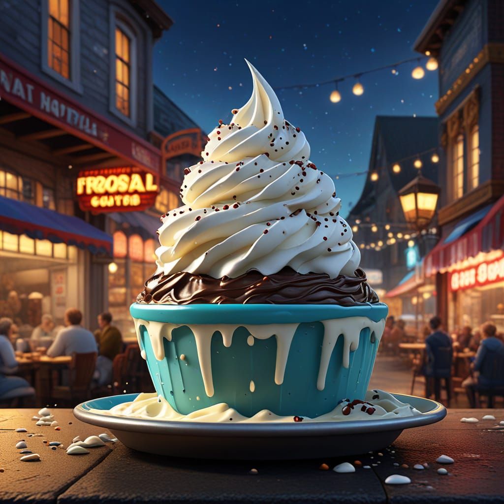 Celebrate National Frozen Custard Day: Fantasy Concept Art