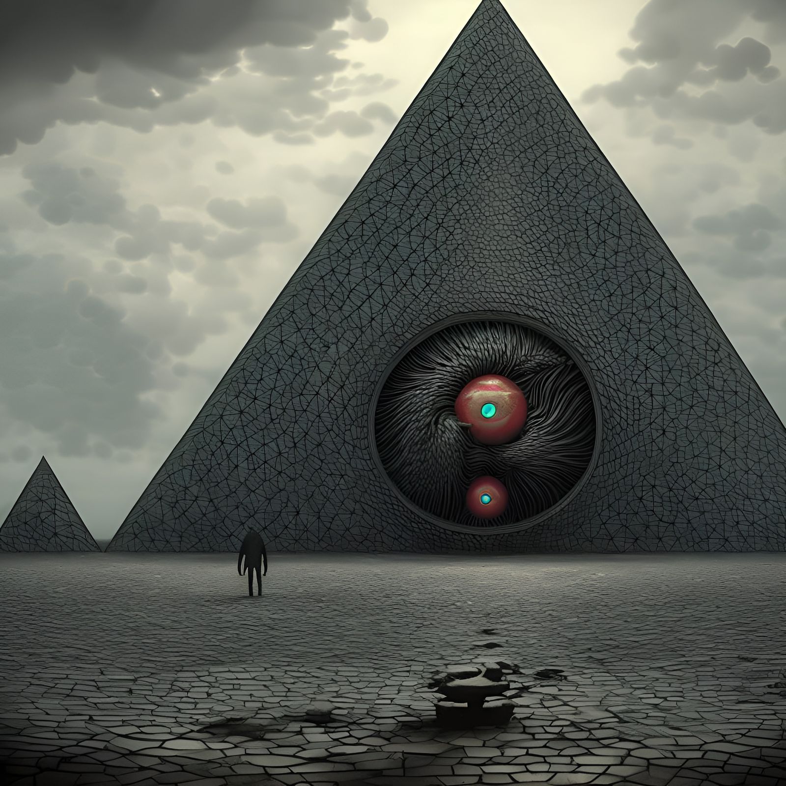 Surreal Geometry: A Terrifyingly Beautiful Digital Render