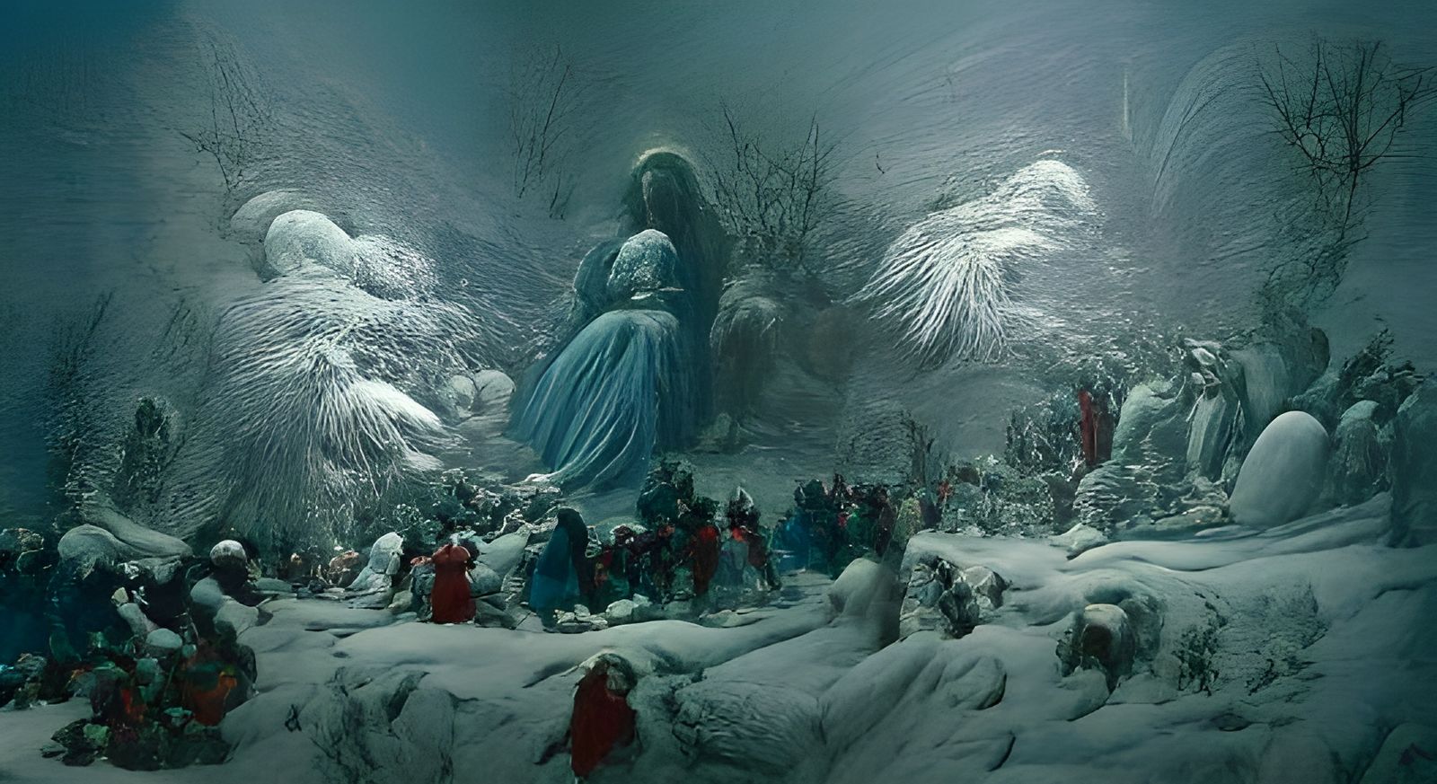 Winter Wonderland in Gustave Doré Style