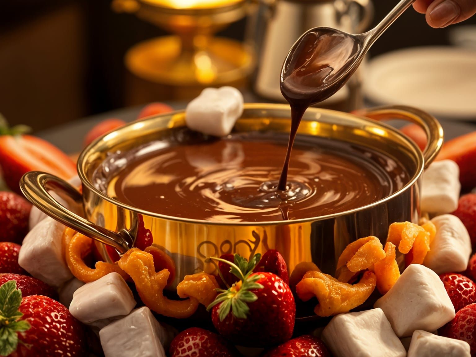 Irresistible Chocolate Fondue with Discreet Logo
