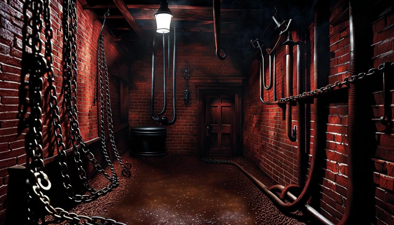 Nightmarish Freddy Krueger in Furnace Room