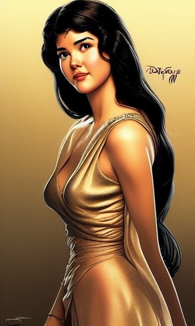 Helen of Troy: Digital Art Portrait