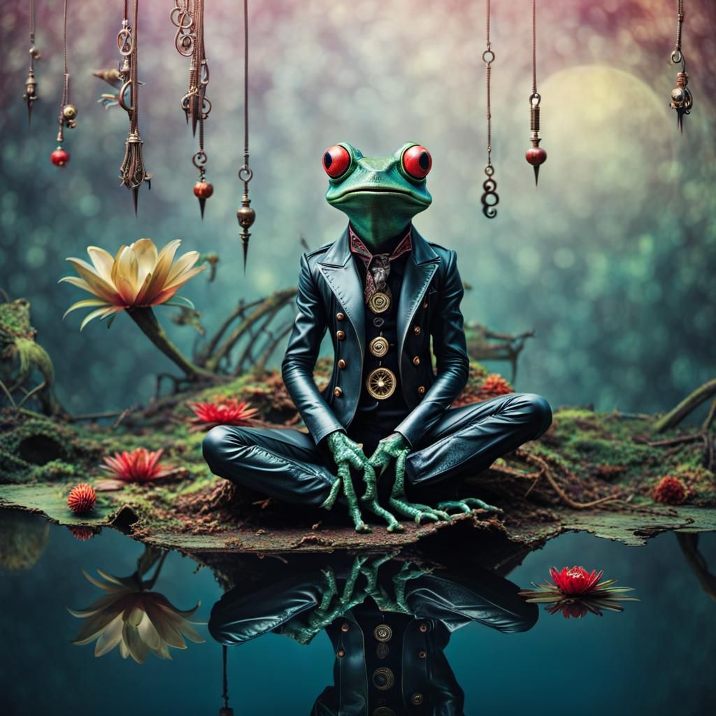 Psychedelic Cyborg Vampire Frog Disco Dance