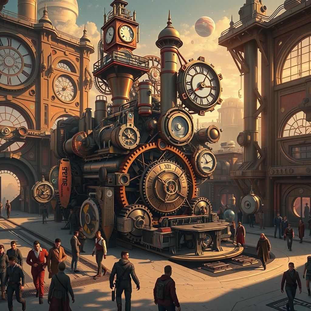 Celestial Metropolis: A Space Station in the Galaxy