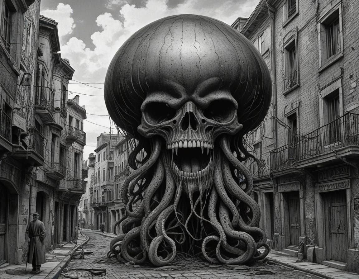 Jellyfish Abomination over Medieval Odessa