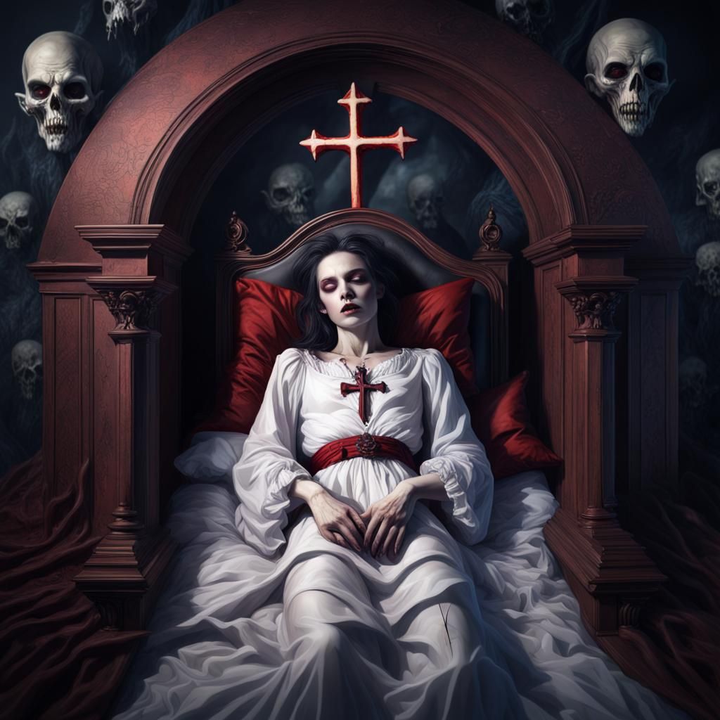 Vampire Nightmare: Trapped by crosses