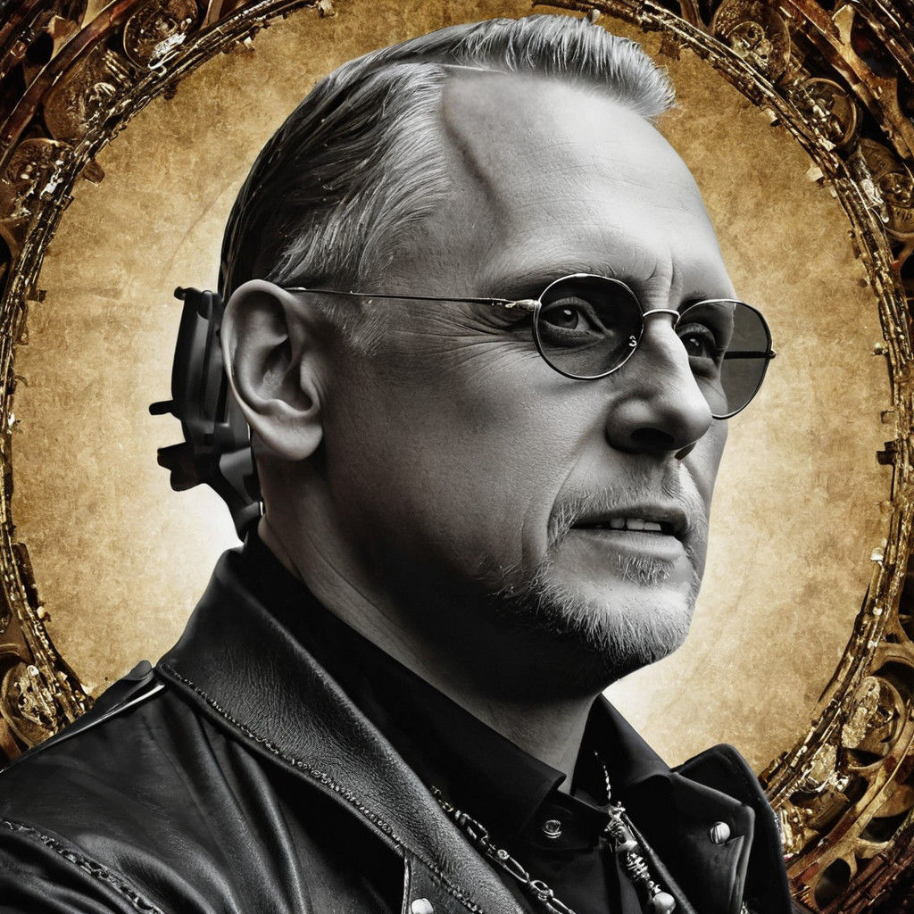 Inventive Steam Punk Engineer Portrait