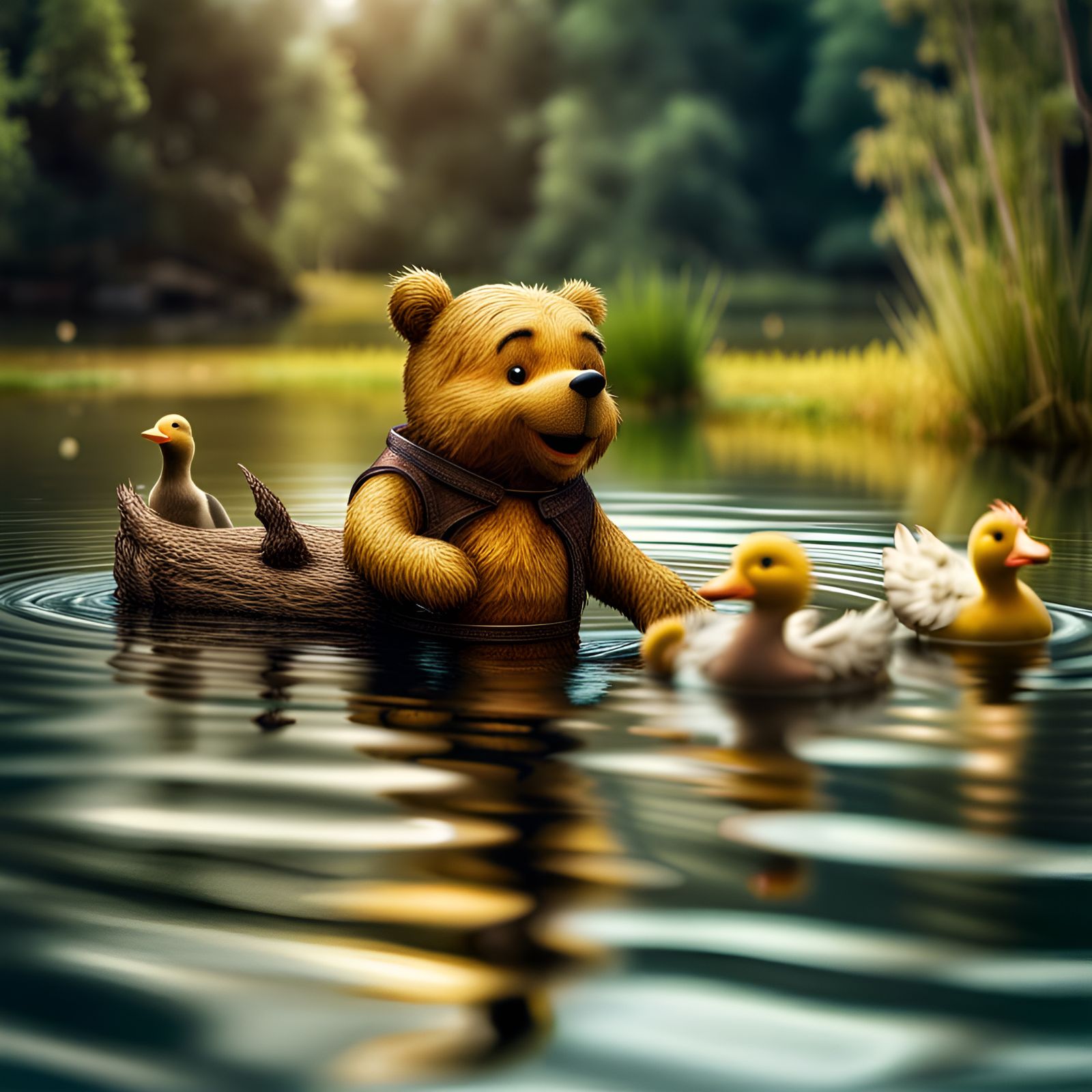 Pooh 🐻 and his ducks 🦆 # 1