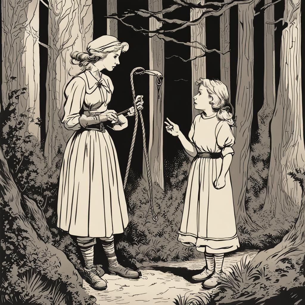 A daughter of robber and Gerda.