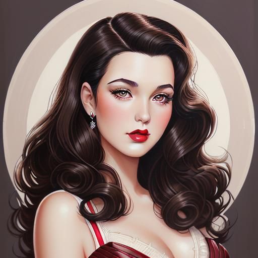 Brunette from the 40s