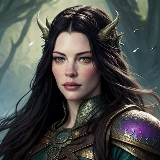 Arwen in Hyperrealistic Digital Portrait