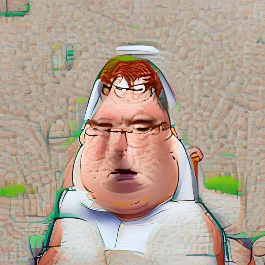 AI Image of Peter Griffin