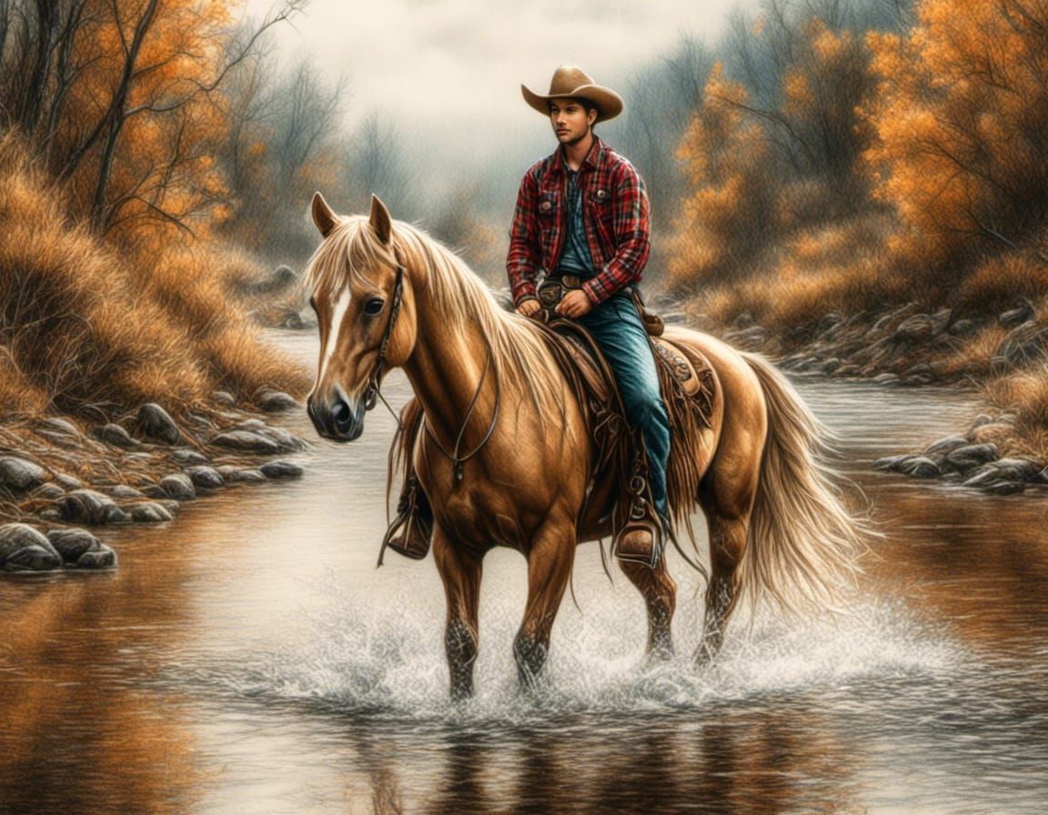 Morning ride in the refreshing water ...