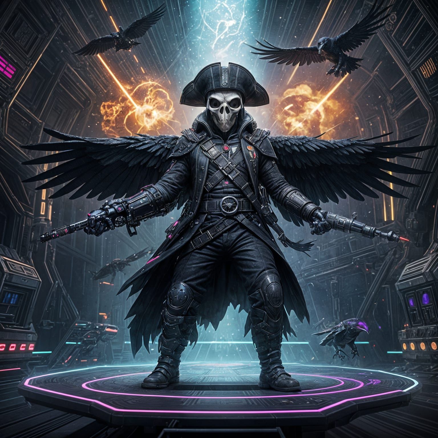 Space Raven: Intergalactic Pirate Robs Space Station