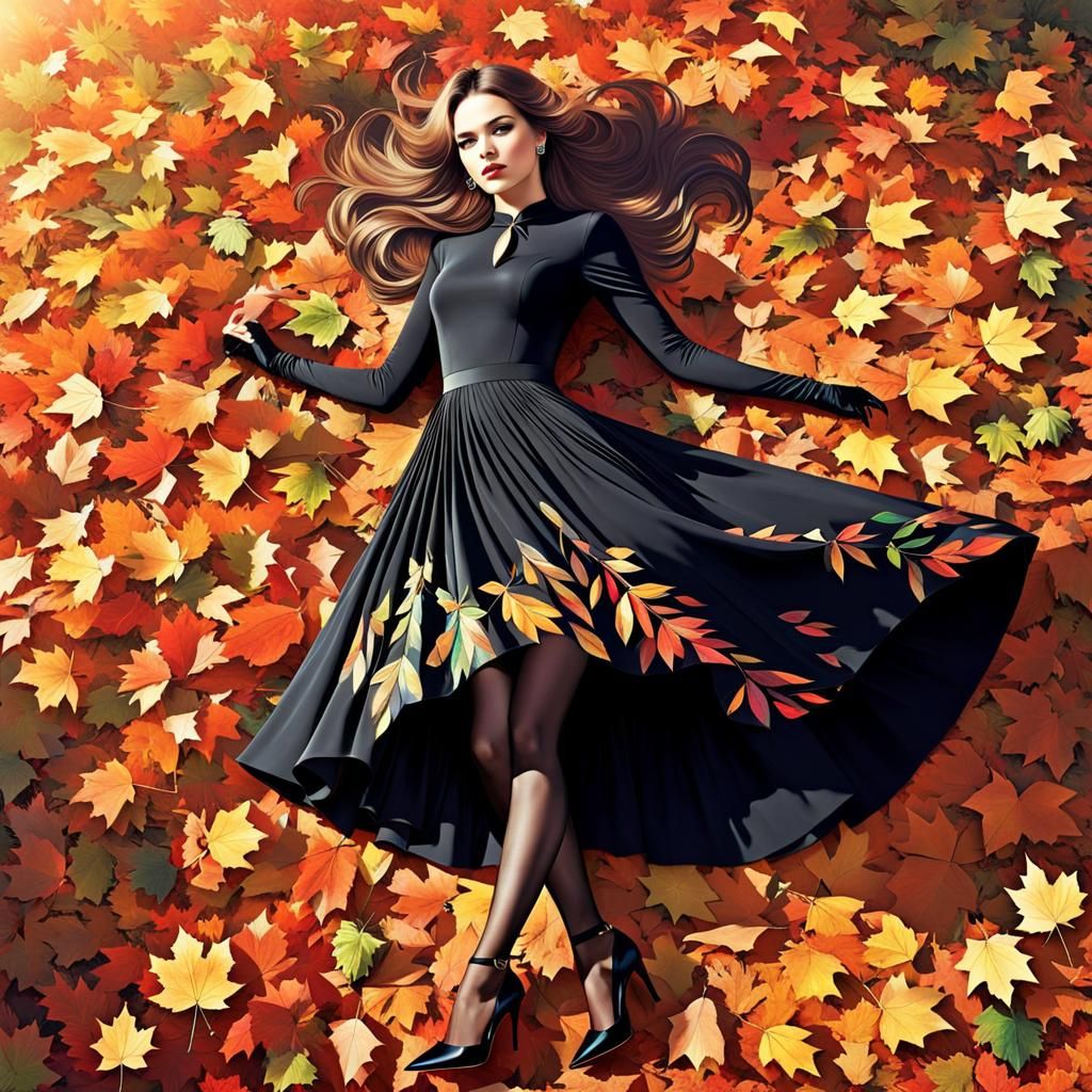 Playing in the Leaves