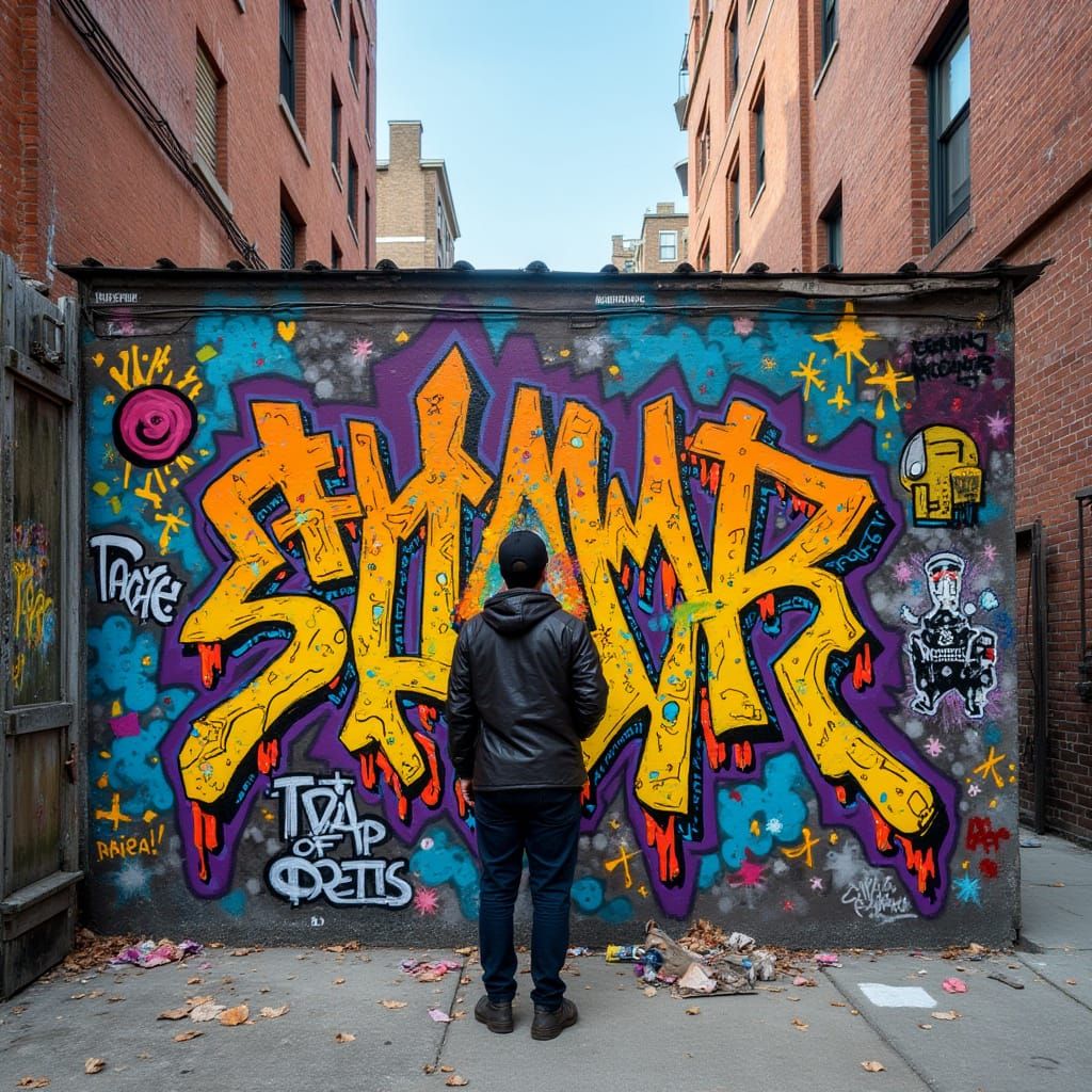 Urban Art in Full Swing with Graffiti and Street Art