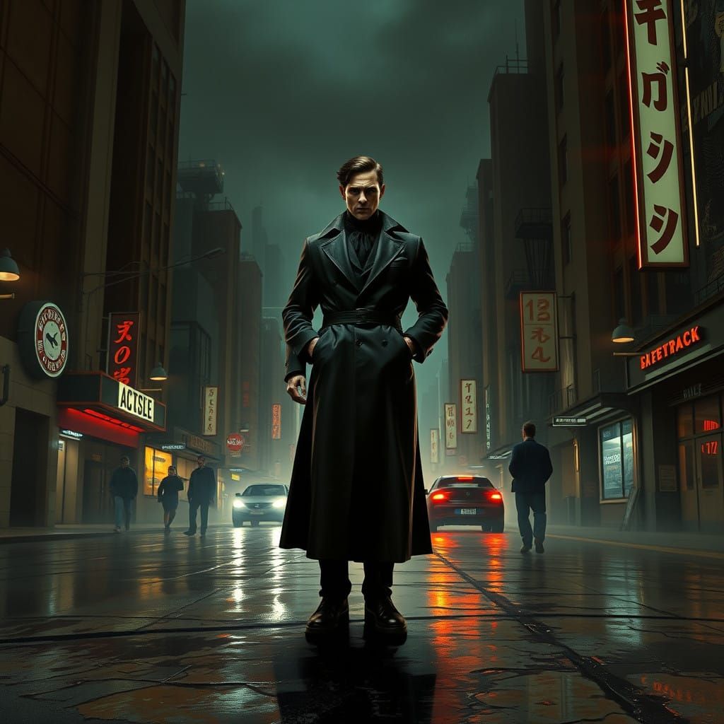 Rebel Triumph in a Dark, Dystopian Metropolis