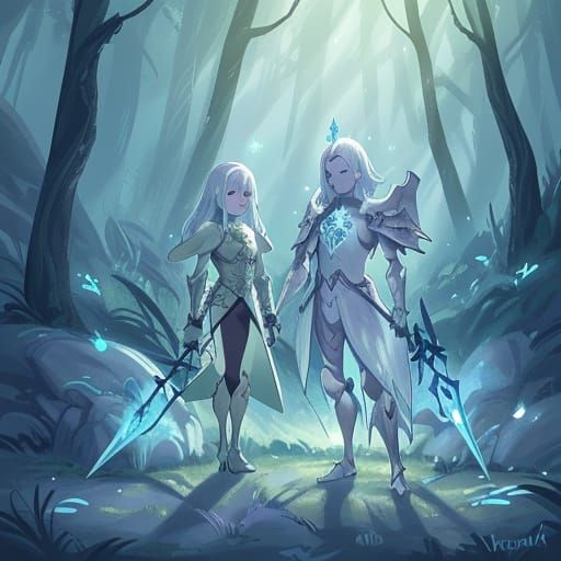 Surreal Fantasy Portrait of a Happy Skeleton Cleric in a Mys...