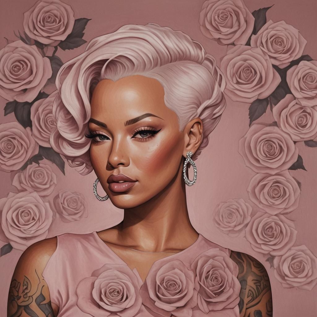 AI Generated Image of Amber Rose