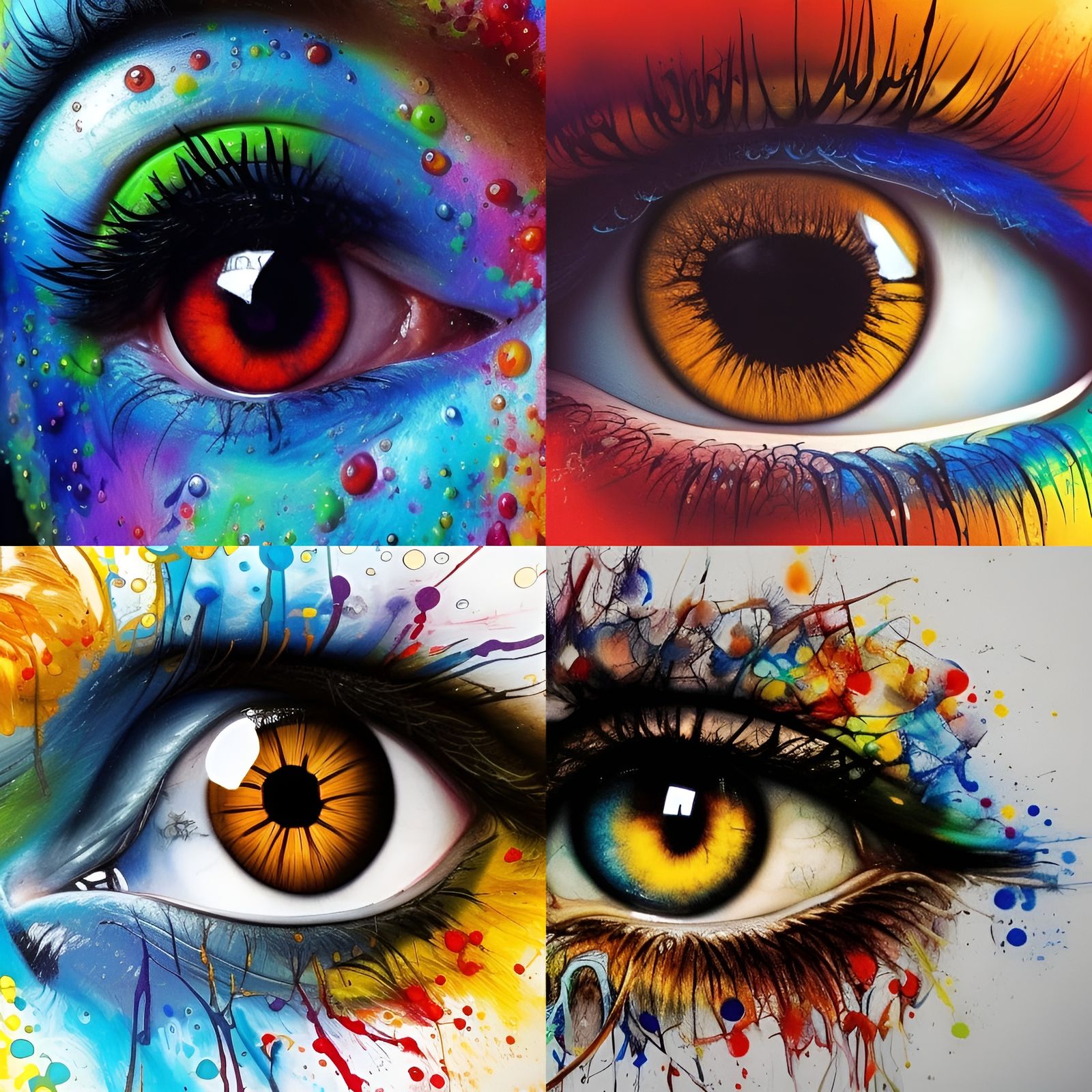 Evocative Splash Art of Silent Elderly Communication