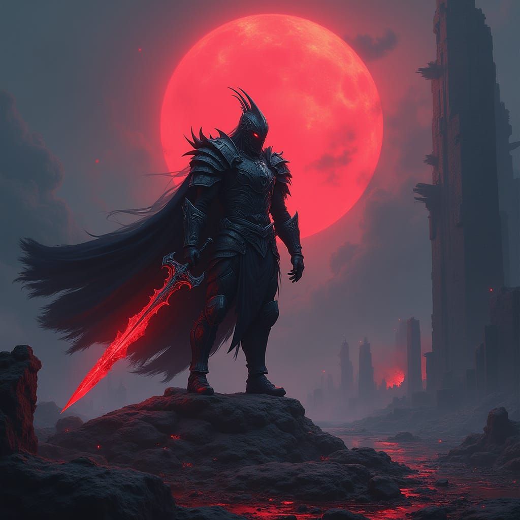 Warrior King Victorious Under Blood Eclipse