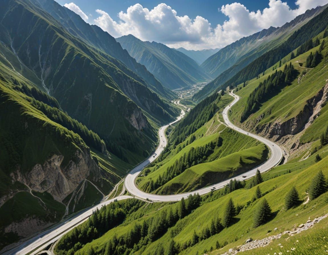 Transfagarasan Highway Romania Photographic Landscape