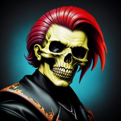 80s Thrash Metal Album Cover: Winged Skull