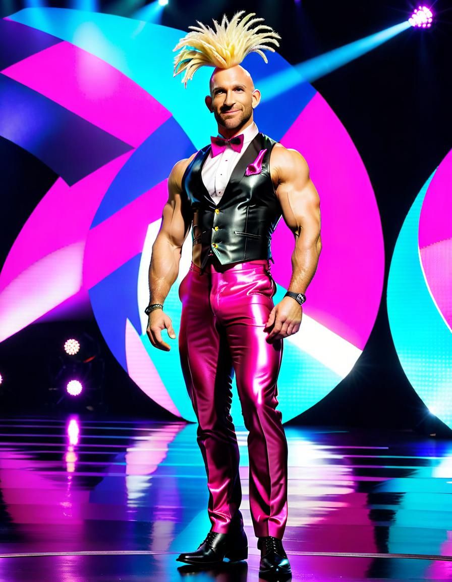 Eurovision Song Contest participant Jaja Nejda preforming