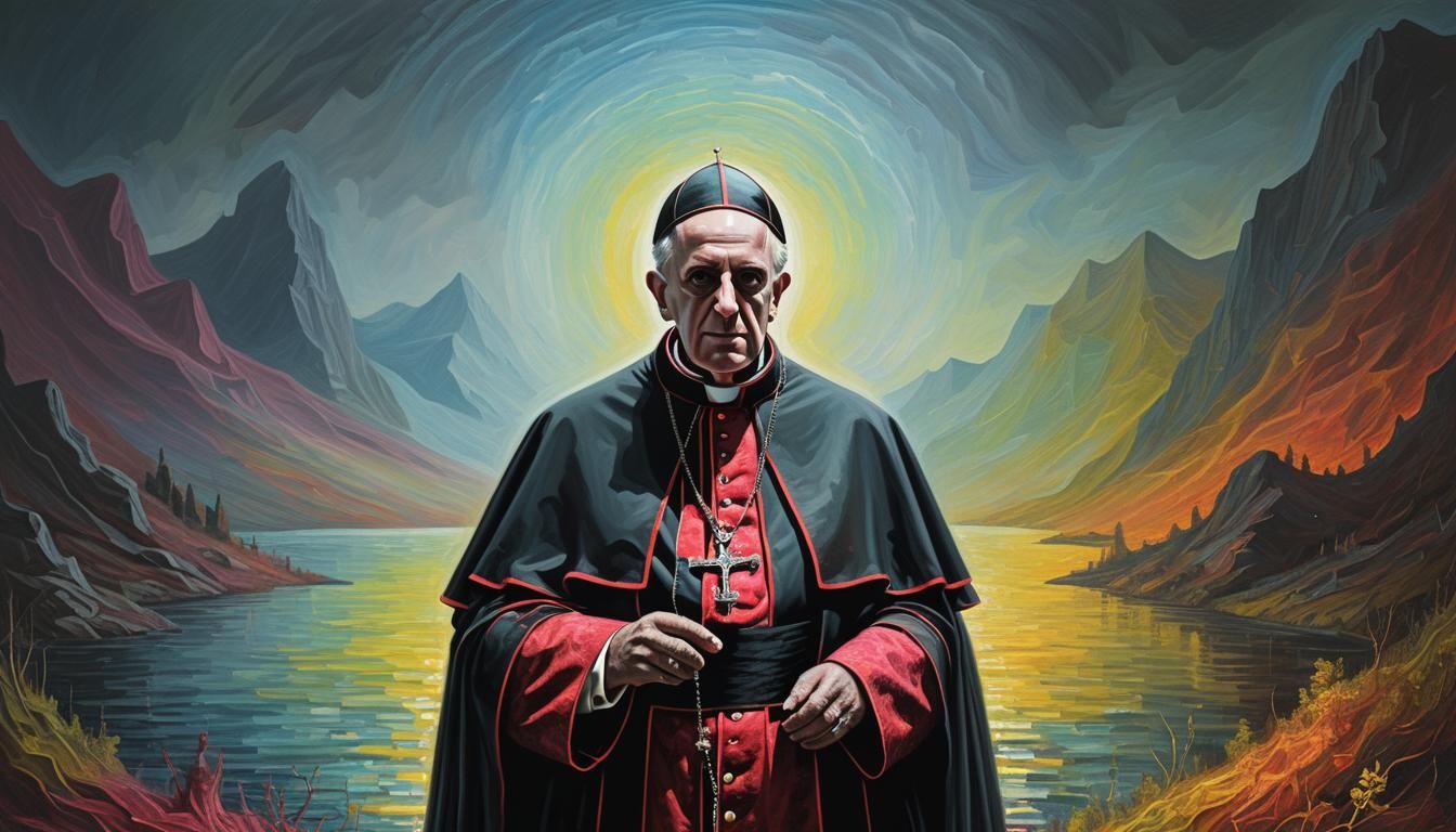 Nicholas Chistiakov: The Black Pope in Art Brut Style