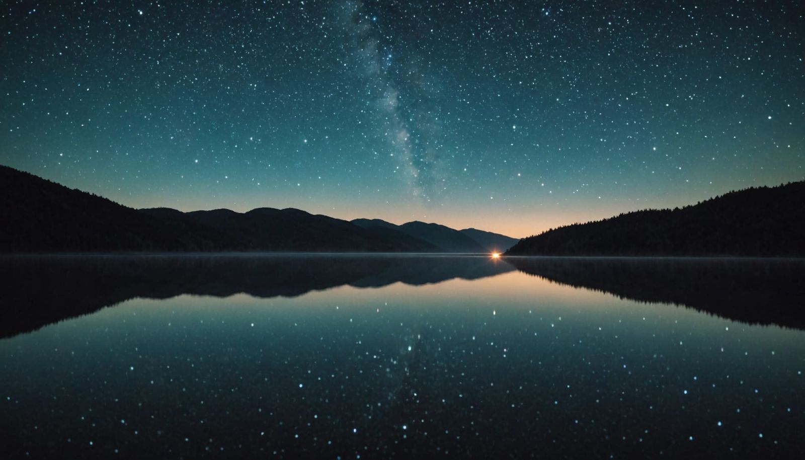 Whispering Water World Under Starry Sky