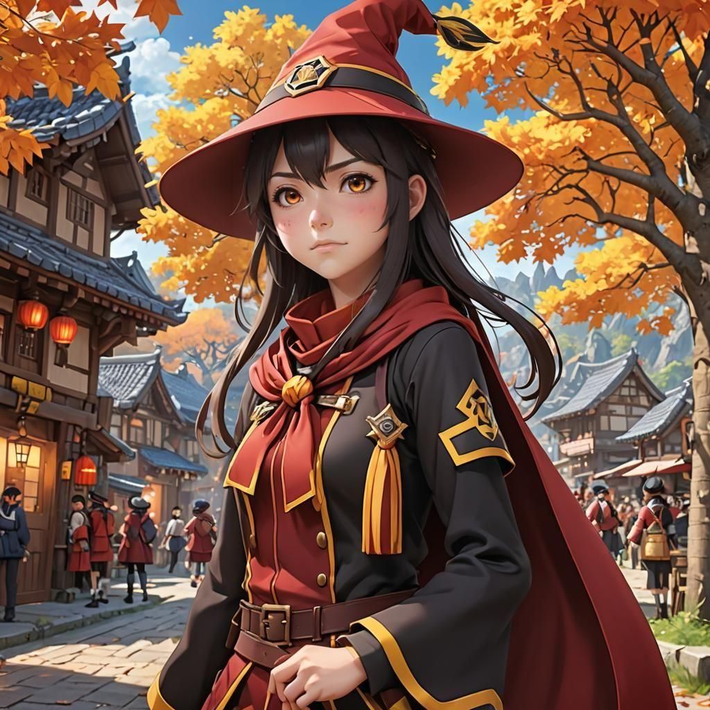 Megumin from KonoSuba in Detailed 3D Anime Art