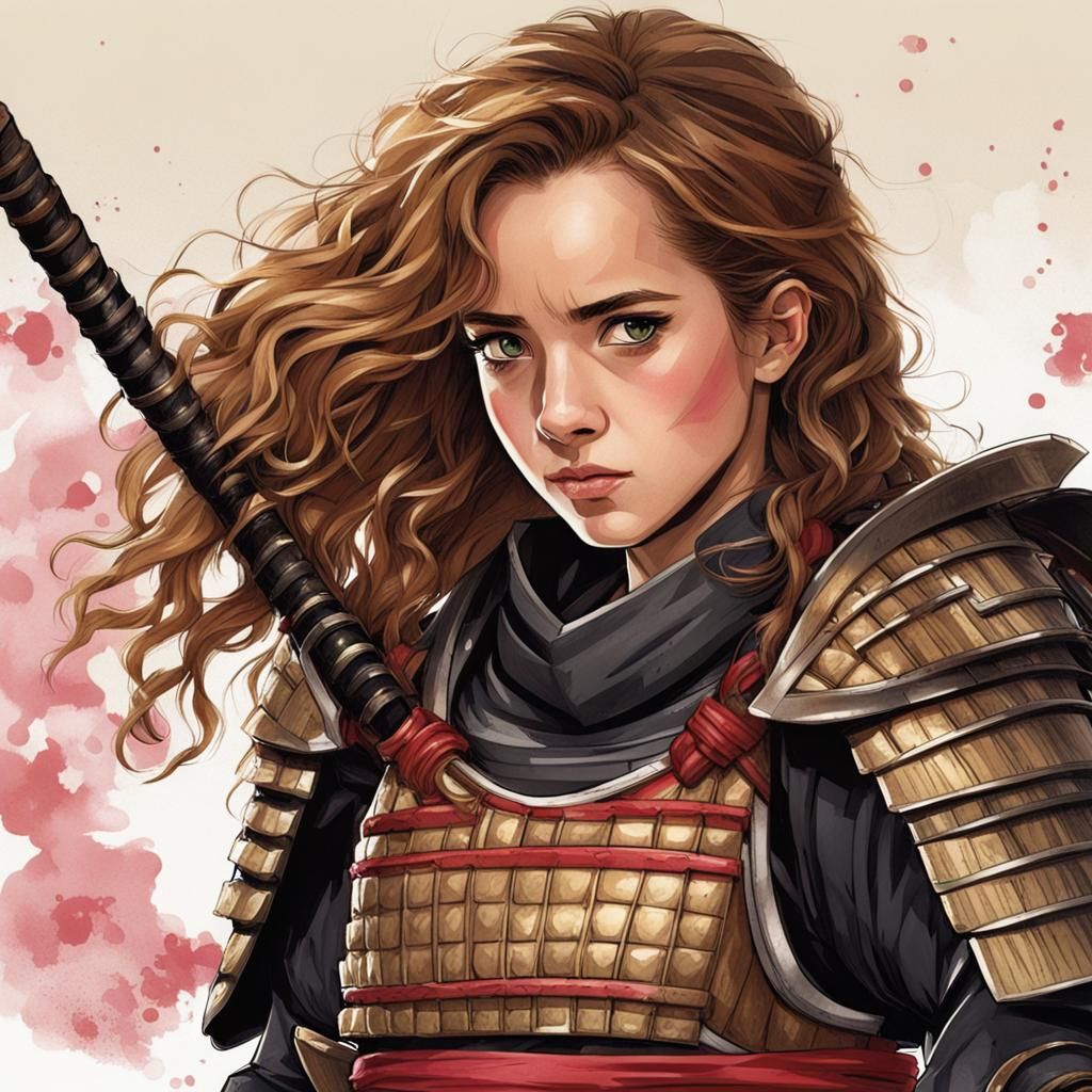 Hermione Granger as Samurai Warrior