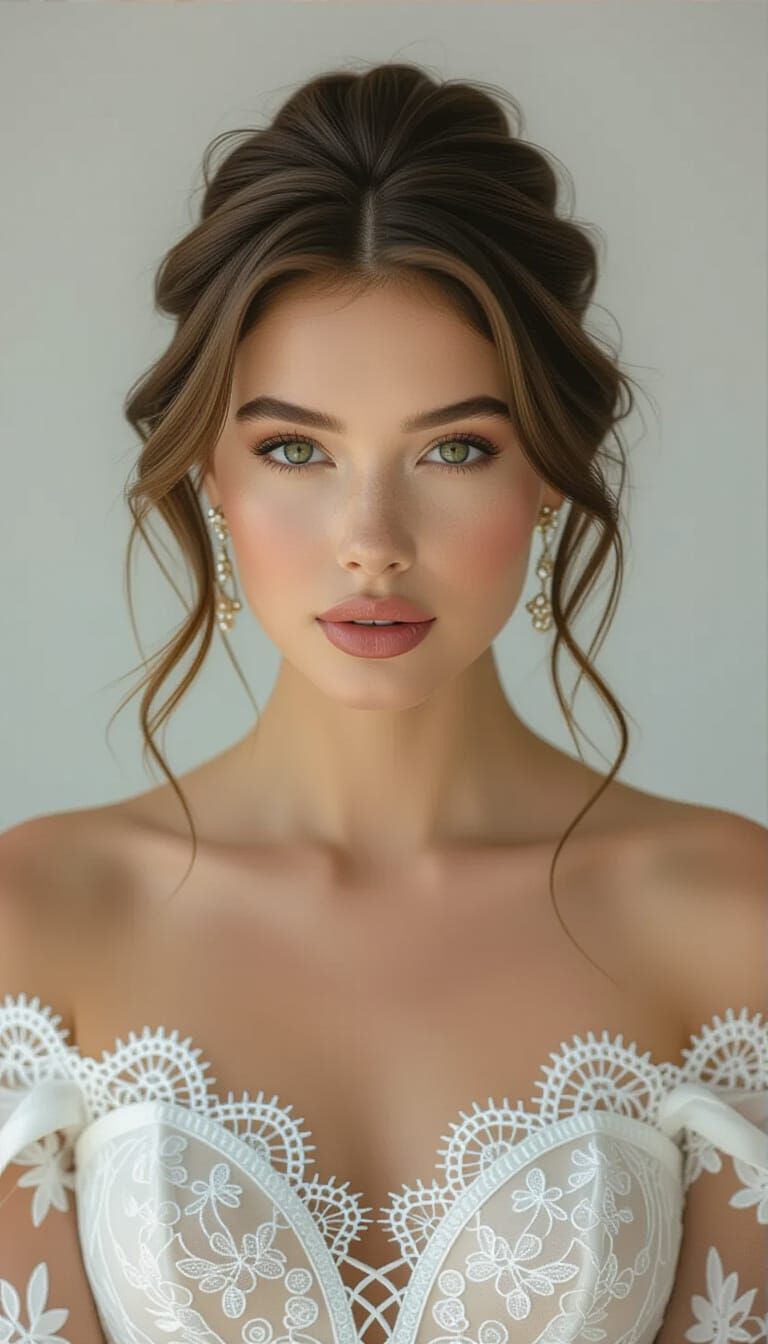 Gorgeous Woman As Beautiful As A Praline