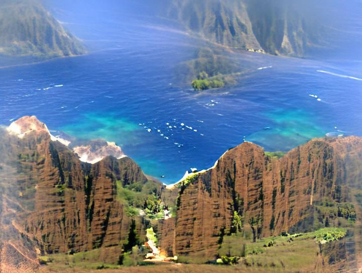 Na Pali Coast on a Sunny Day