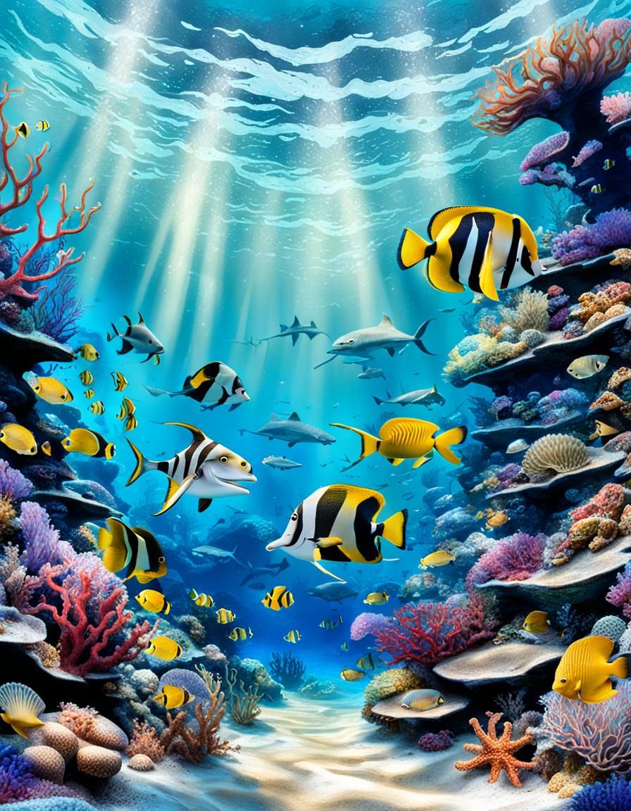 Vibrant Underwater Scene