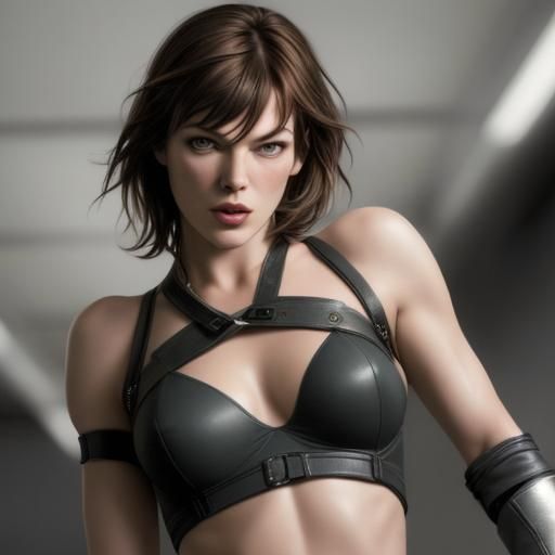 Ultrarealistic Portrait of Milla Jovovich