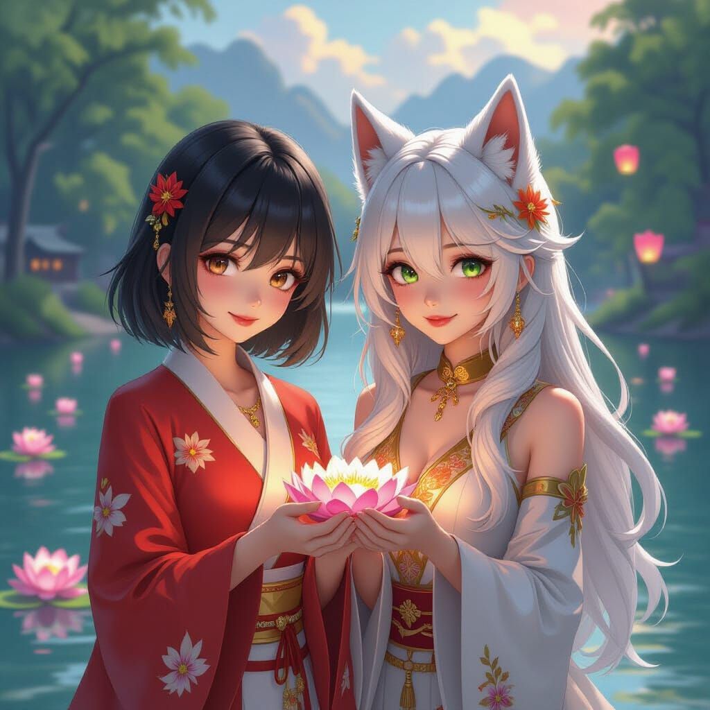 Loy Krathong Festival: Women by the River