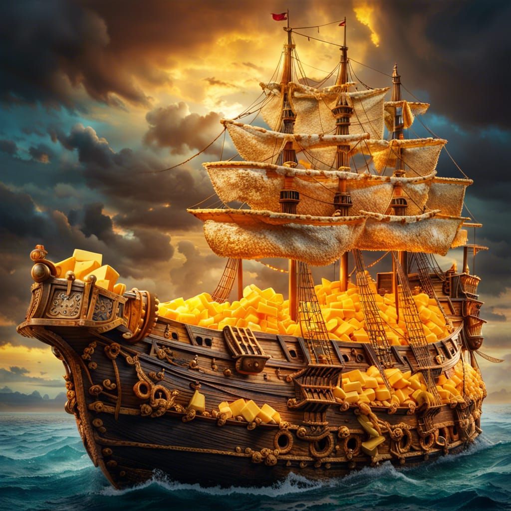 Pirate Ship of Cheese.