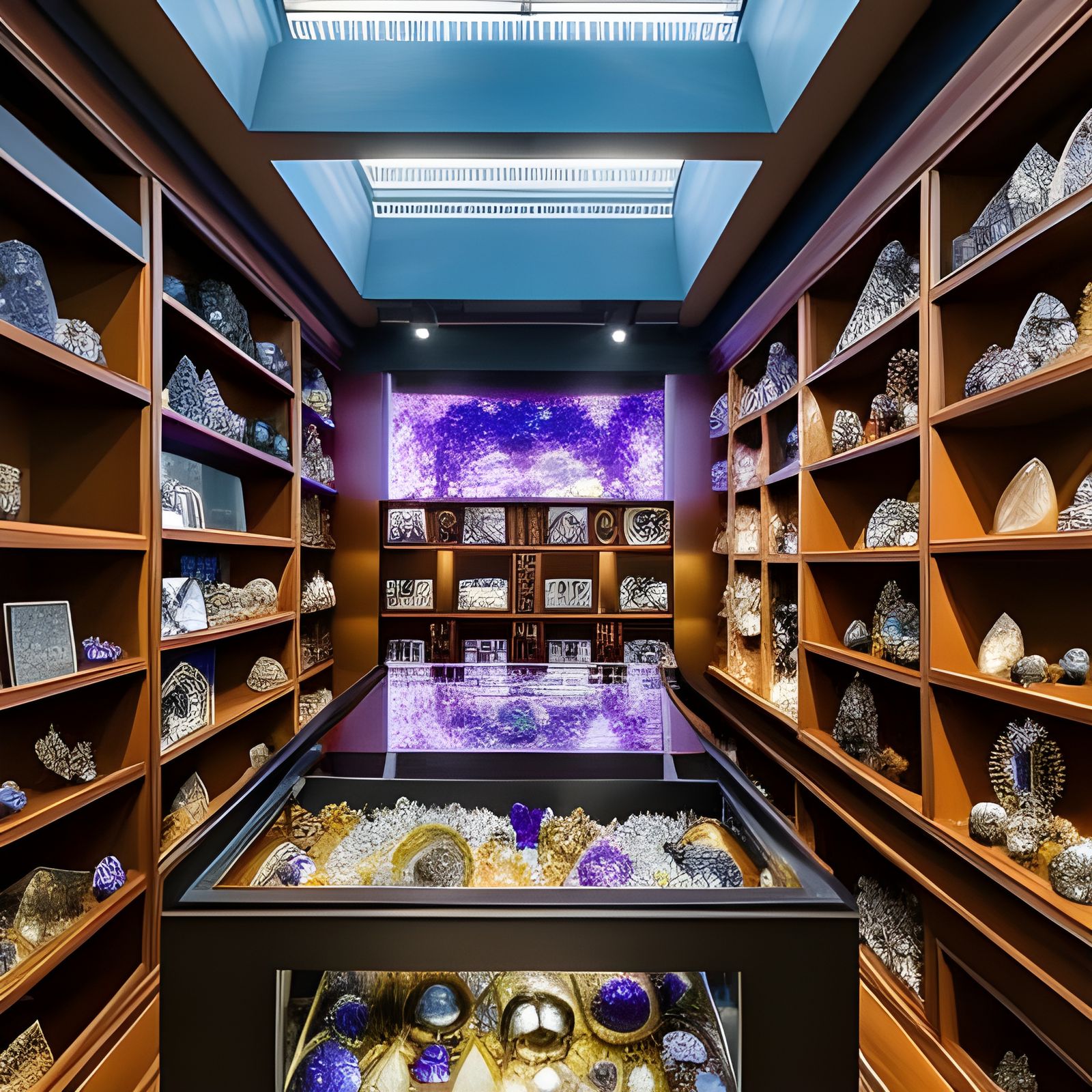 Tiny crystal shop in Paris