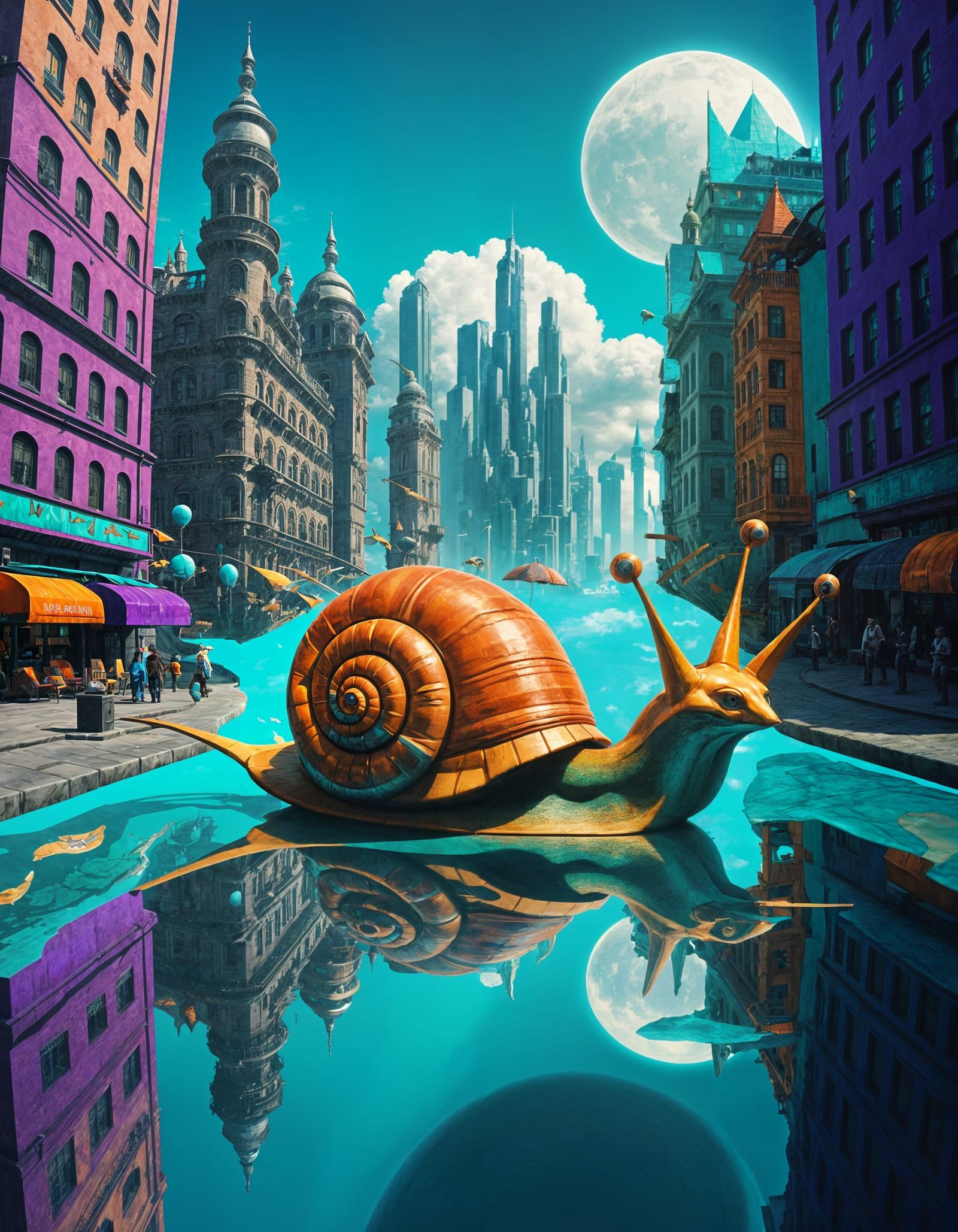 Surrealistic Snail