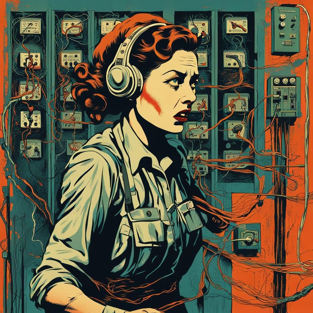 Frightening 1940s Horror of the Switchboard Operator